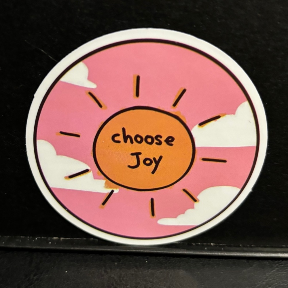 CHOOSE JOY SUNSHINE STICKER